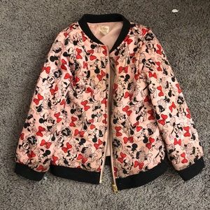 Disney Minnie Mouse Little Girls Bomber Jacket 5/6